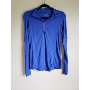 Tangerine active long sleeve half zip